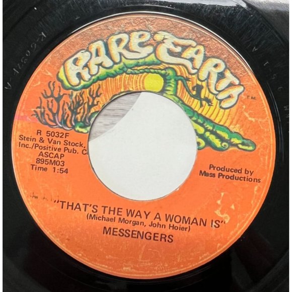 Messengers In the Jungle / Thats the Way a Woman Is 45 Record Garage Rock Psych - Picture 1 of 4